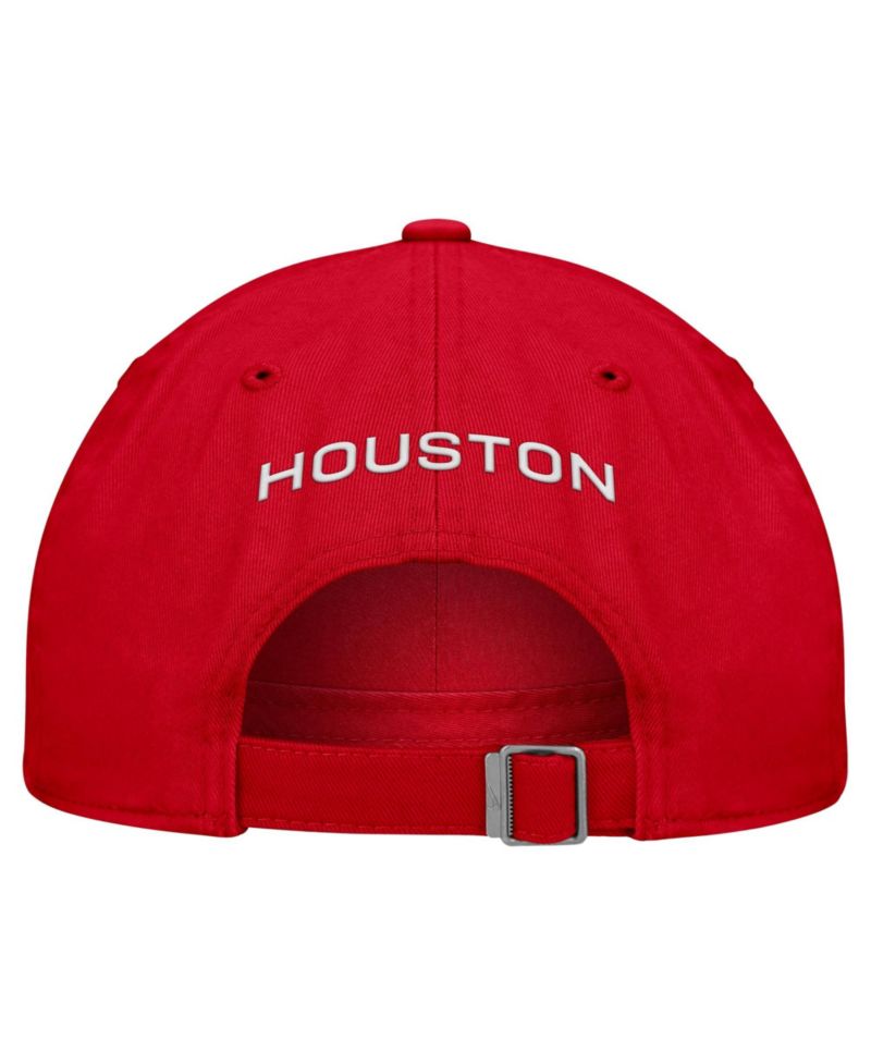 Men's Red Houston Cougars 2026 Sideline Club Adjustable Hat