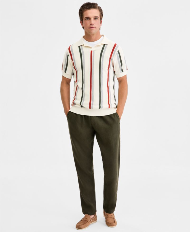 Men's Royce Hill Cotton Knit Polo Shirt