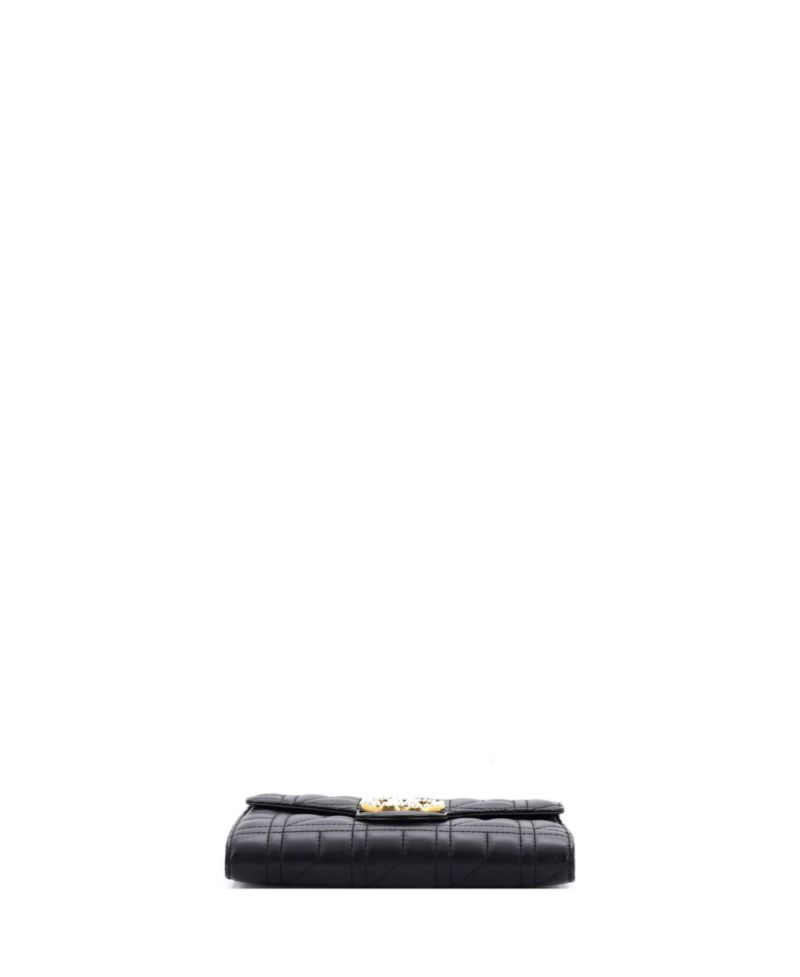 Mini Pearly GG Marmont Chain Wallet Matelasse Leather