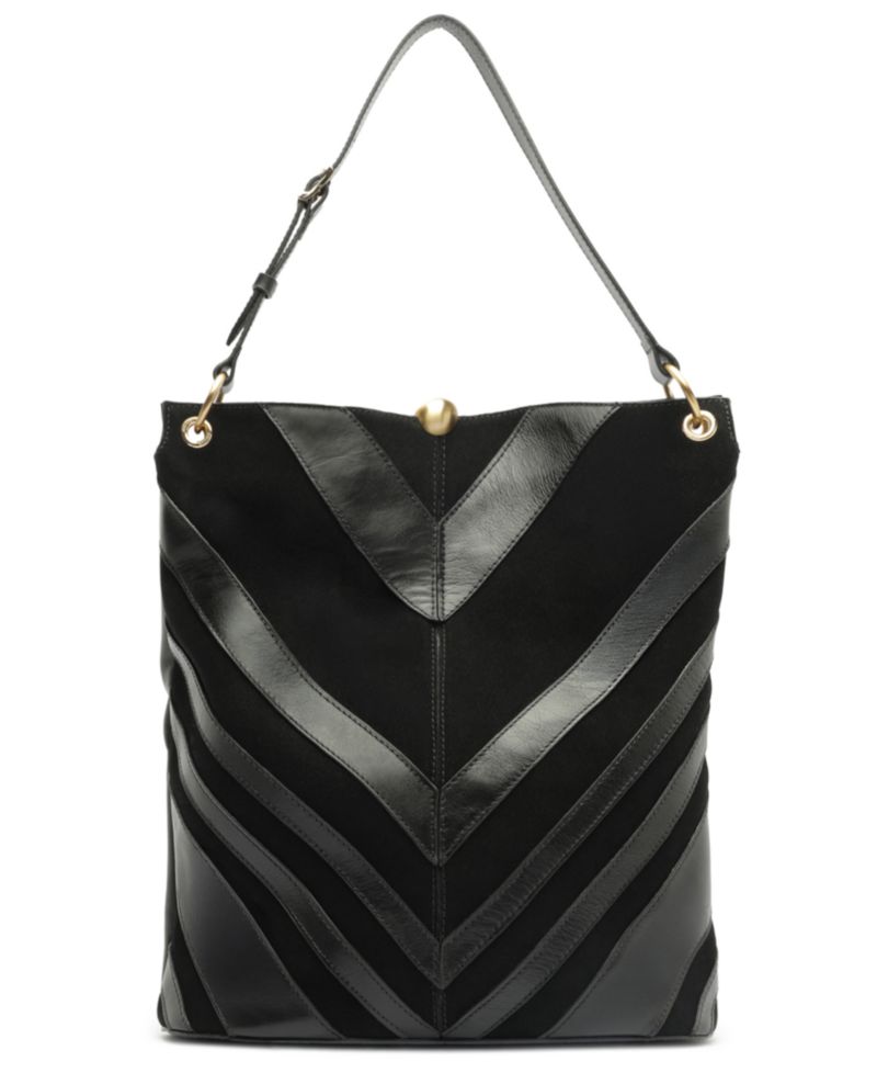 Aurora Large Leather Hobo Handbag