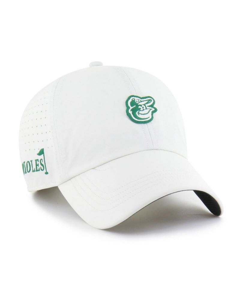 Men's White Baltimore Orioles Elevated Greens Clean Up Adjustable Hat