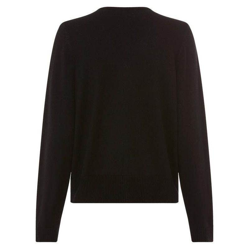 Women's Rib Knit Cardigan with Sequin Detail Sweater