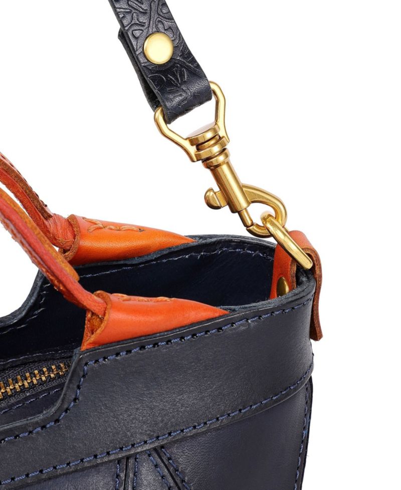 Primrose Mini Leather Crossbody Tote Bag