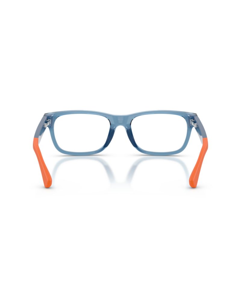 Kids Rectangle Plastic PP8555U Eyeglasses(Ages 11-13)