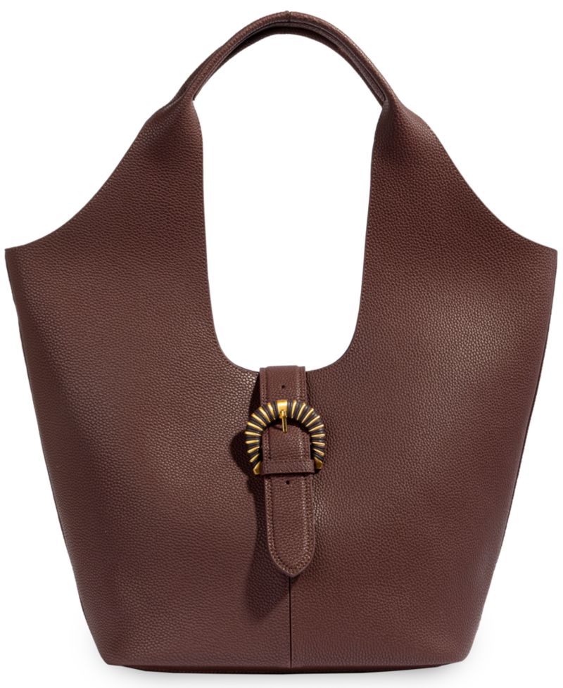 Lucy Medium Buckle Tote Handbag