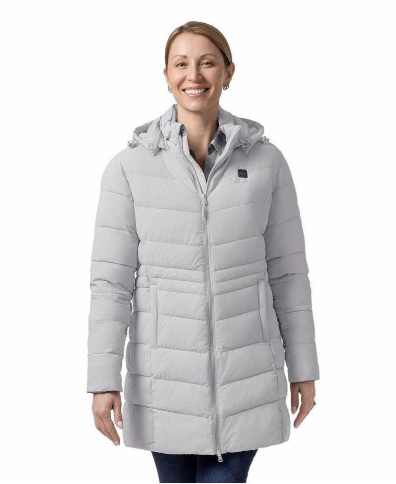 Women's Heated Puffer Hooded Jacket