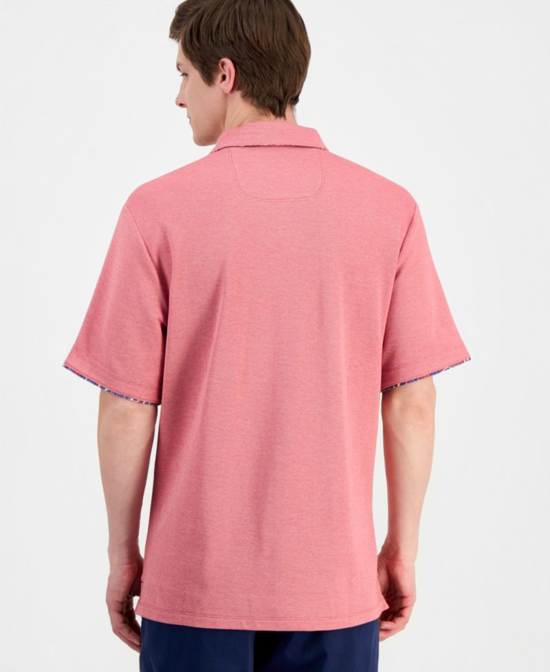 Men's Geo Rio 5 O'Clock Short-Sleeve Polo Shirt