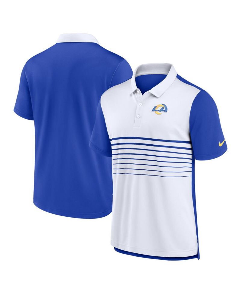 Men's Royal/White Los Angeles Rams Fashion Performance Polo