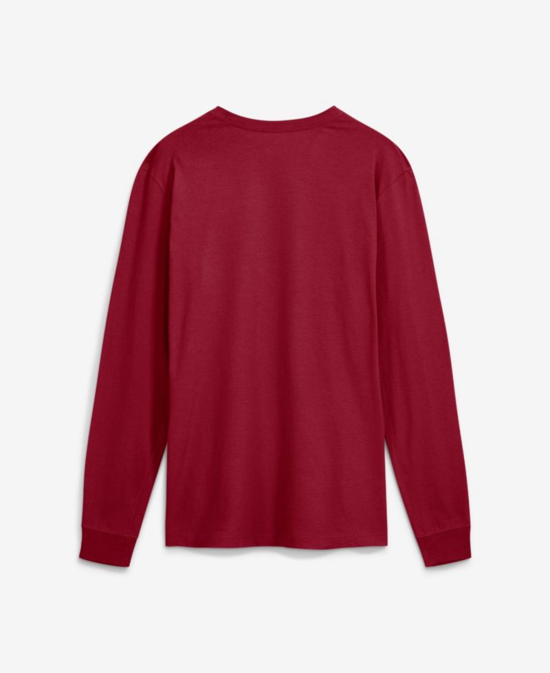 Men's Oklahoma Sooners 2026 Sideline Crewneck Screen Print Long Sleeve T-Shirt