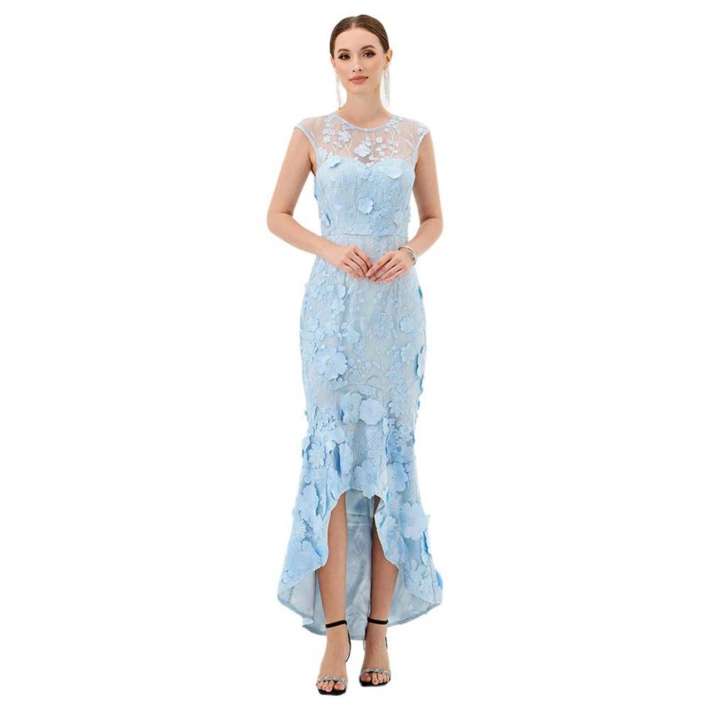 Women's Freyja Cap Sleeve Hi Lo Midi