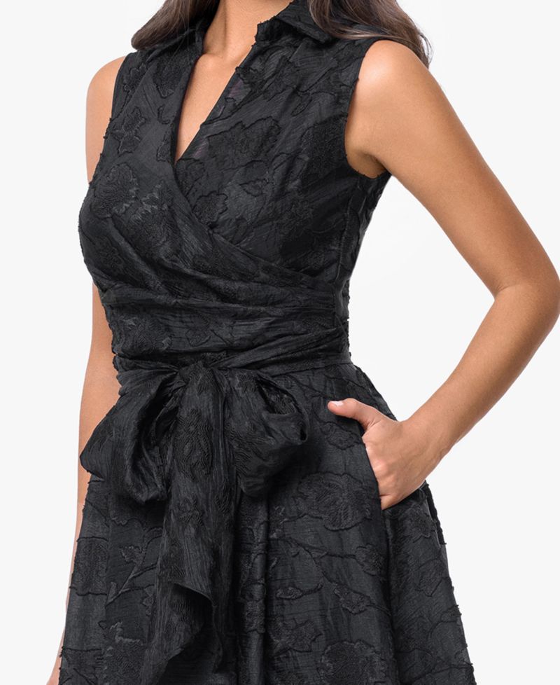 Women's Collared V-Neck Midi Dress