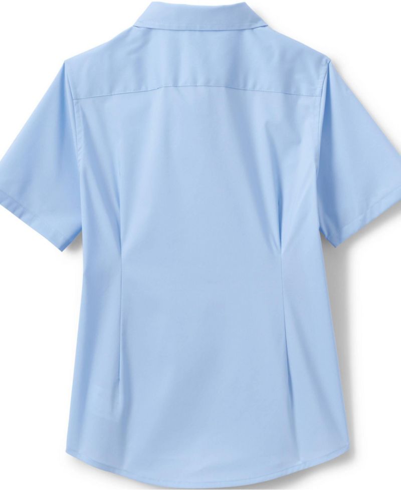 Big Girls No Gape Short Sleeve Stretch Shirt