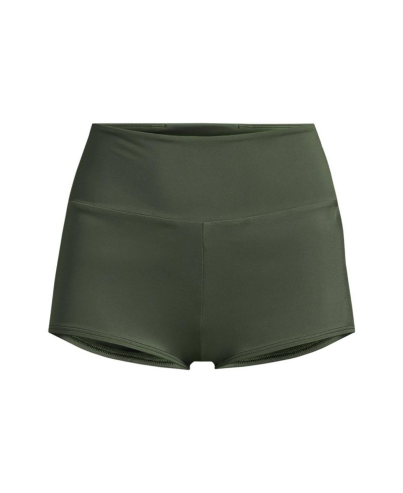 Plus Size Tugless High Waisted Swim Boy Shorts
