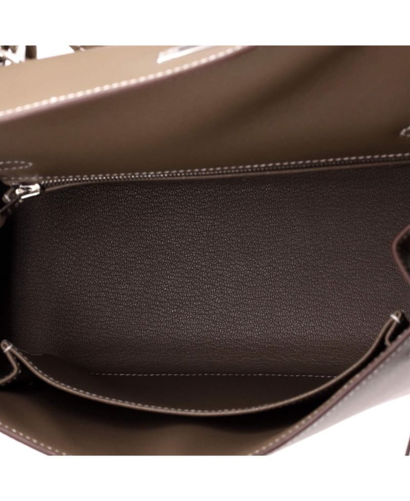 Kelly 25 Handbag Madame with Palladium Hardware