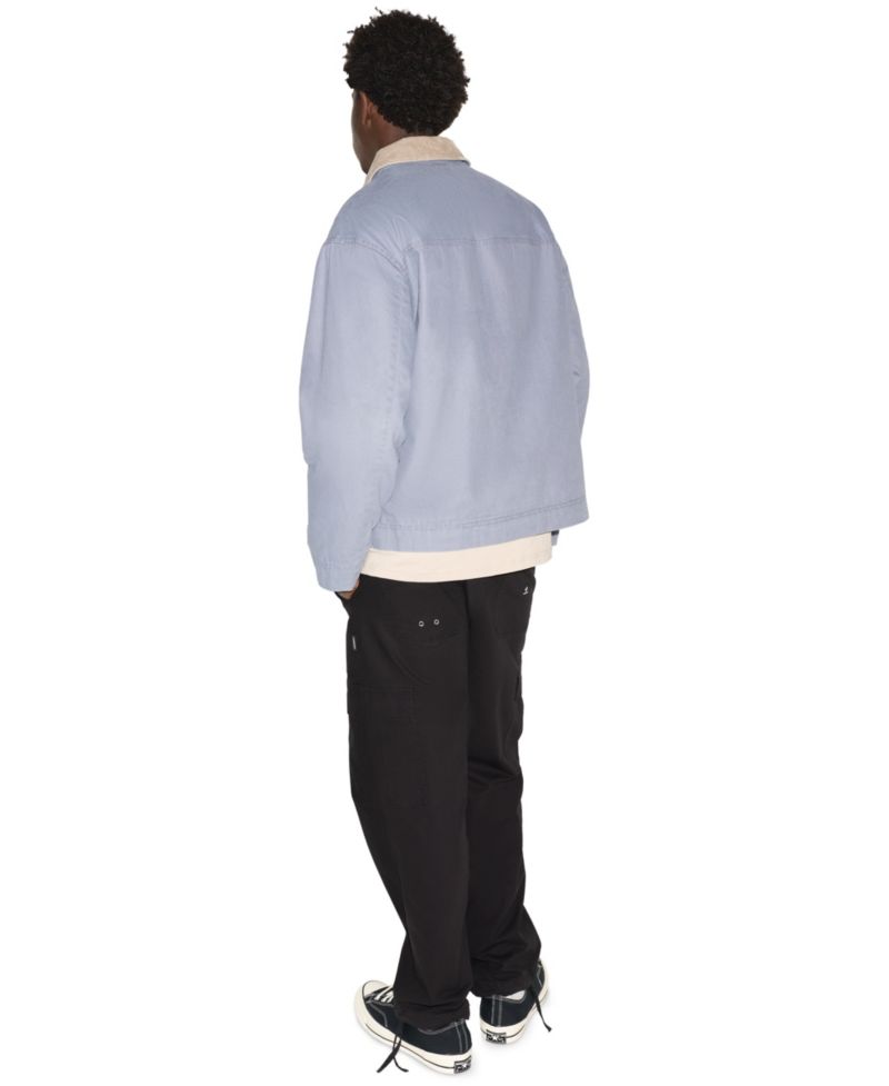 Men's Framework Corduroy Collar Front Zip Jacket