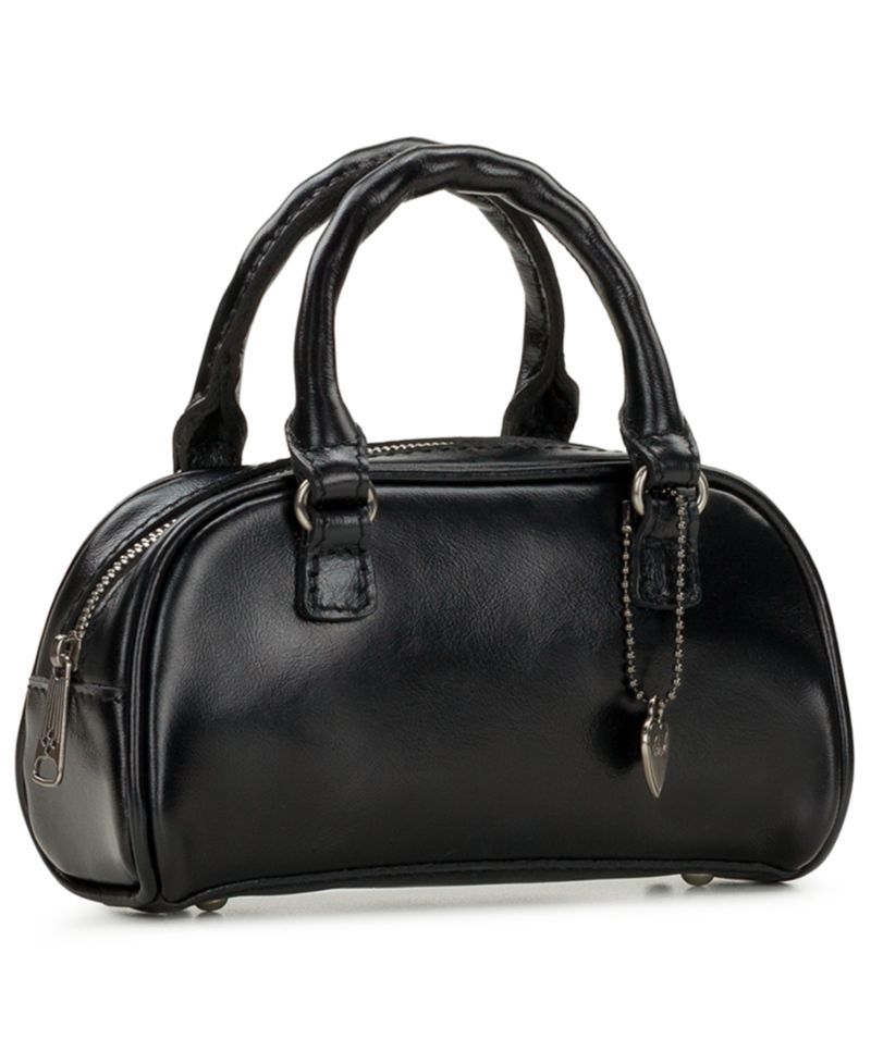Pomezia Mini Leather Top Handle Crossbody Bag