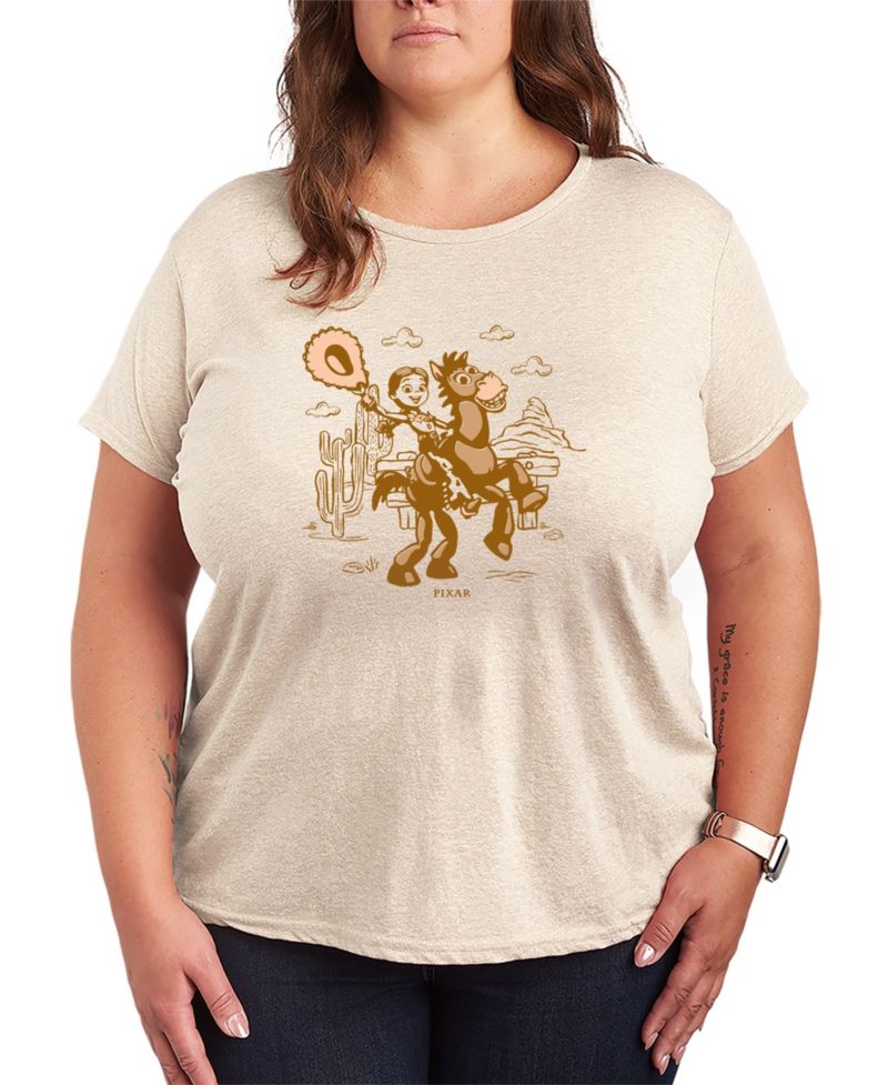 Plus Size Toy Story 5 Jesse Bullseye Short-Sleeve Graphic T-Shirt