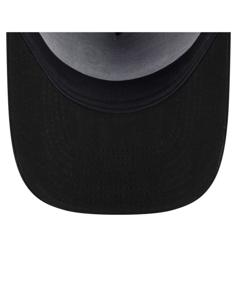 Men's Black Seattle Mariners Motion A-Frame 9FIFTY Snapback Hat