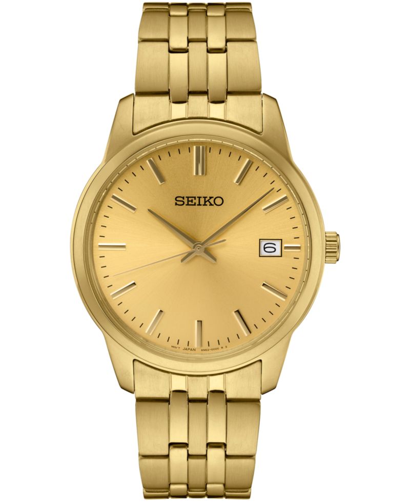 Men's Essential Gold-Tone Stainless Steel Bracelet Watch 40mm