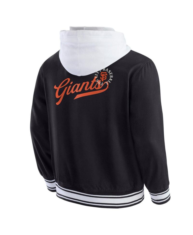 Darius Rucker Collection by Men's Black San Francisco Giants Full-Snap Hooded Jacket
