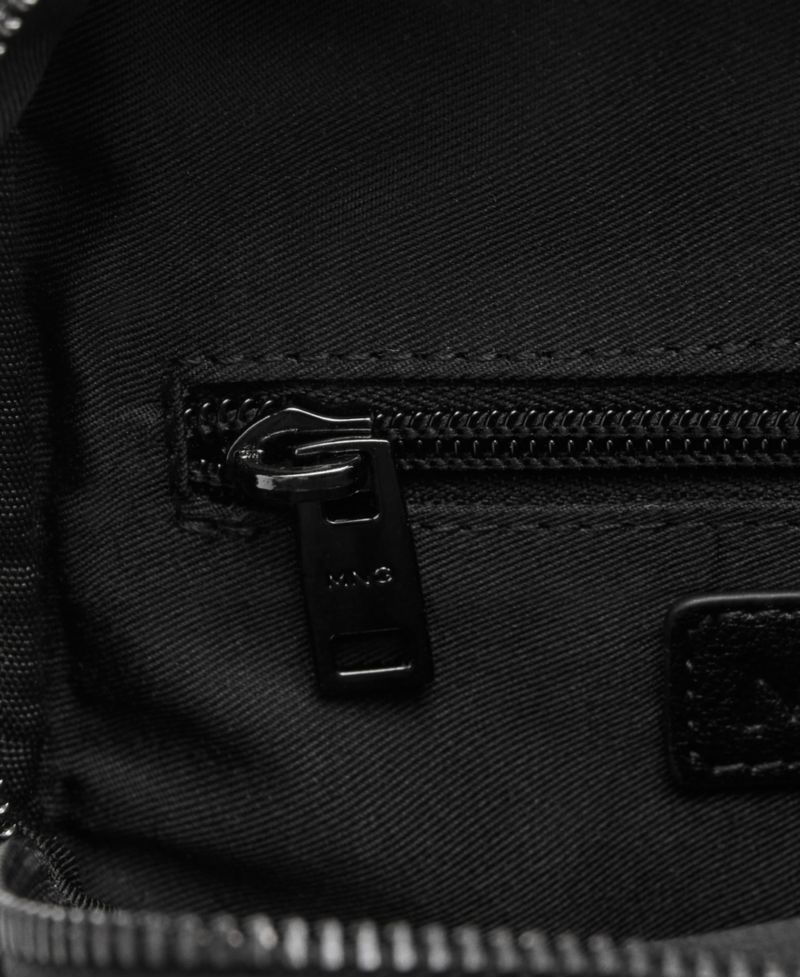 Men's Zipper Leather Bag