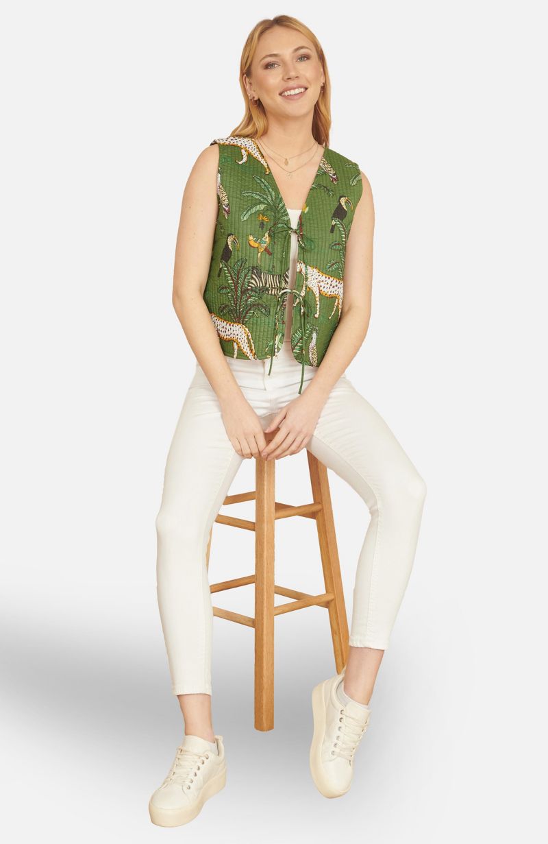 Women's Reversible Cotton Quilted Jacket