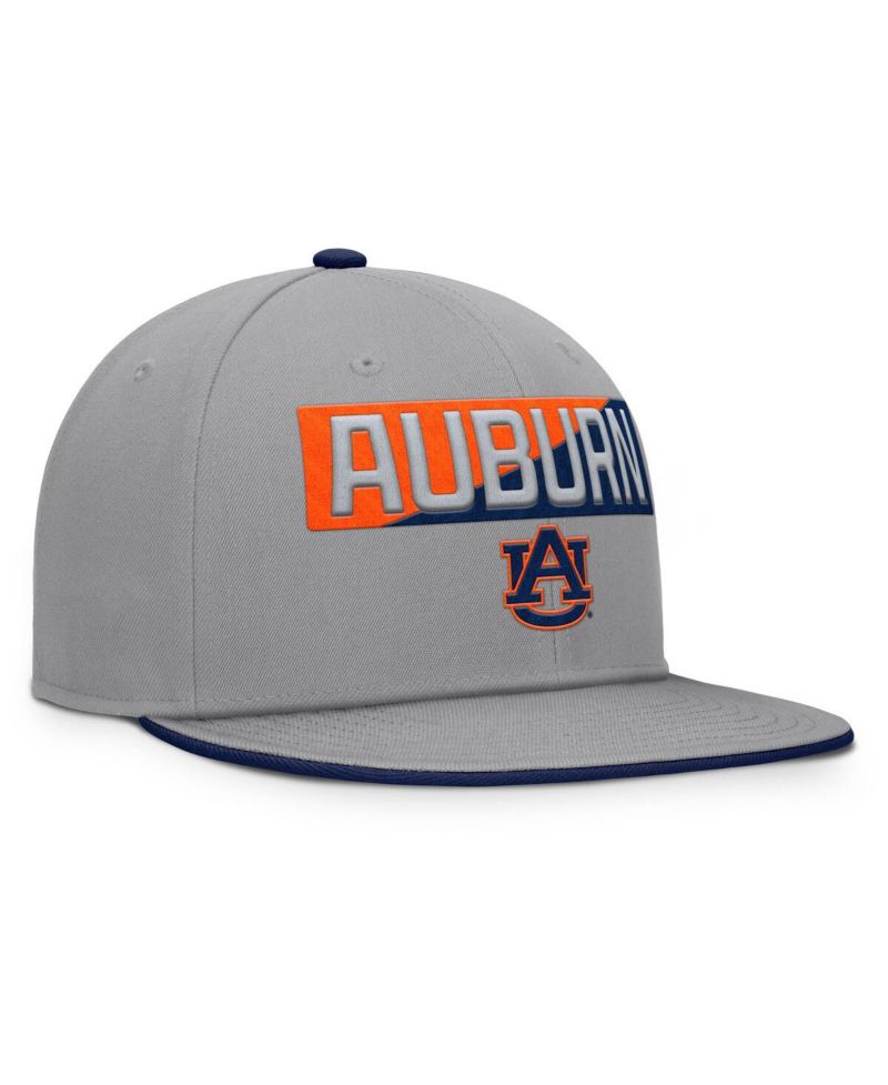 Men's Gray Auburn Tigers Duo Snapback Hat
