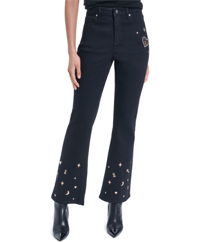 Women's Charm Detail Bootcut Jeans