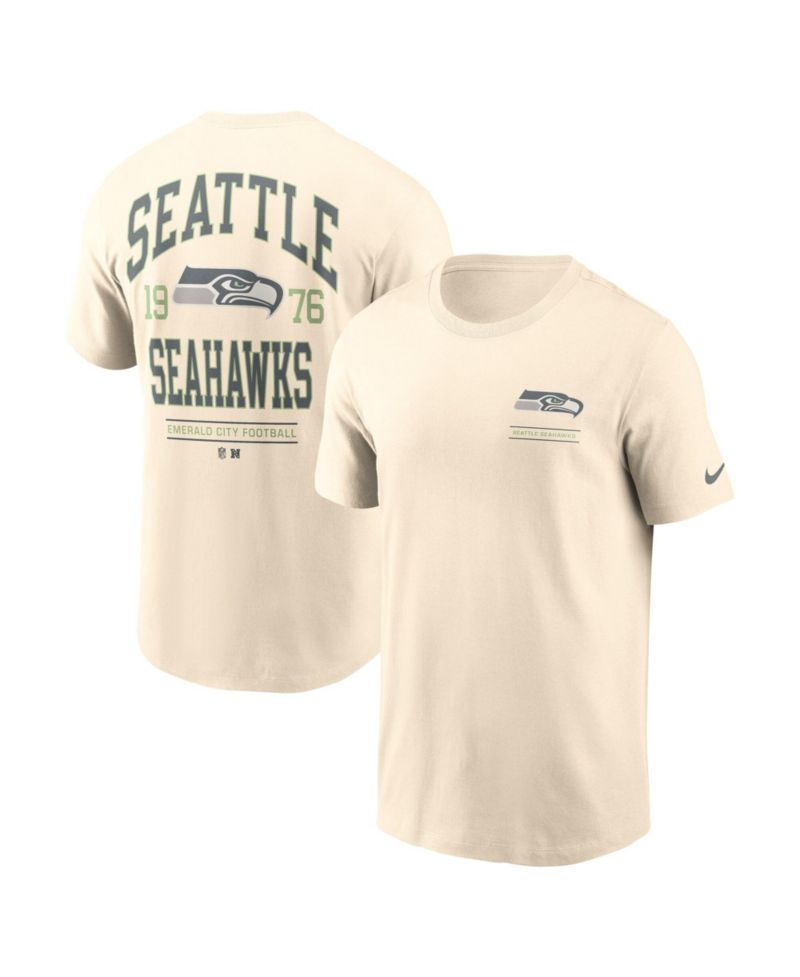 Men's Natural Seattle Seahawks Freestyle Essential T-Shirt