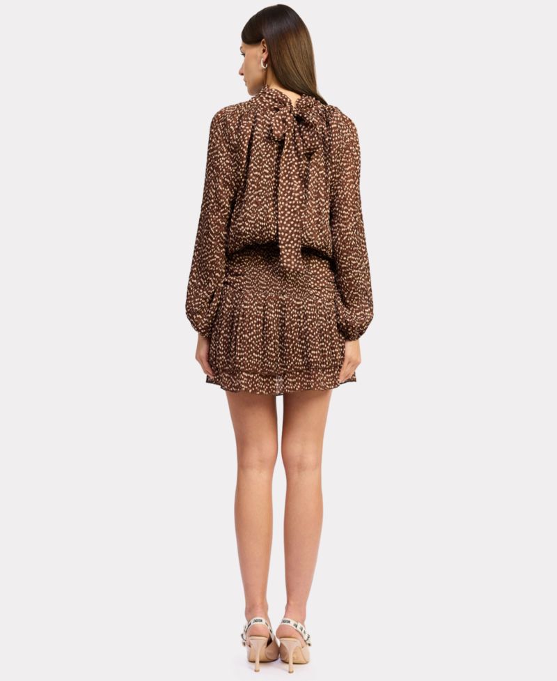 Women's Diana Long-Sleeve Mock-Neck Mini Dress