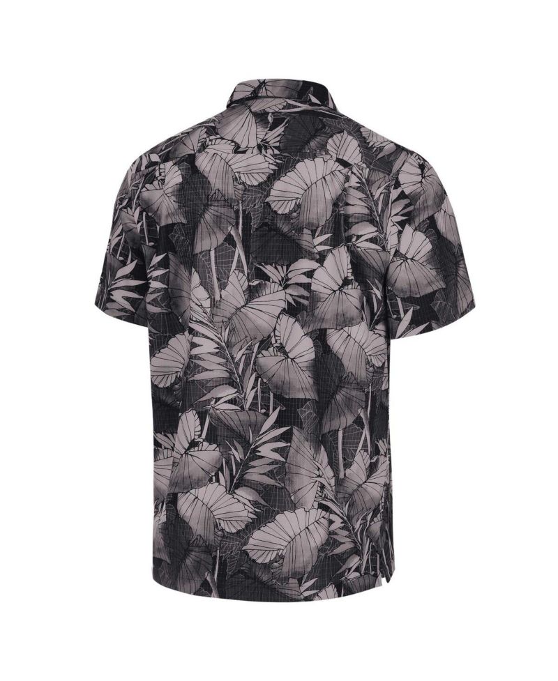 Men's Black Georgia Bulldogs Coast Nuevo Fronds Button-Up Shirt