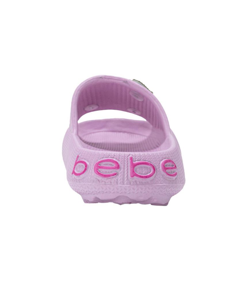 Girls Girls EVA Slide - Lightweight Comfy Slide Sandals with Rhinestone Fruit Patches