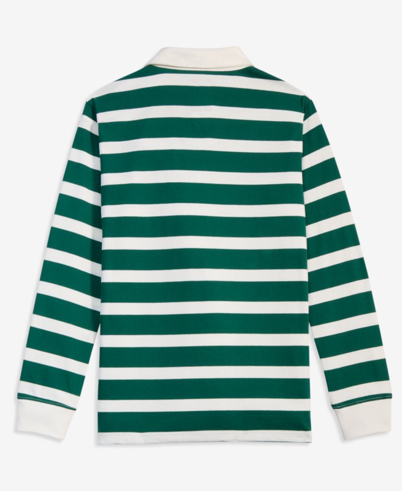 Boys' 4-20 Striped Rugby Long-Sleeve Polo Shirt