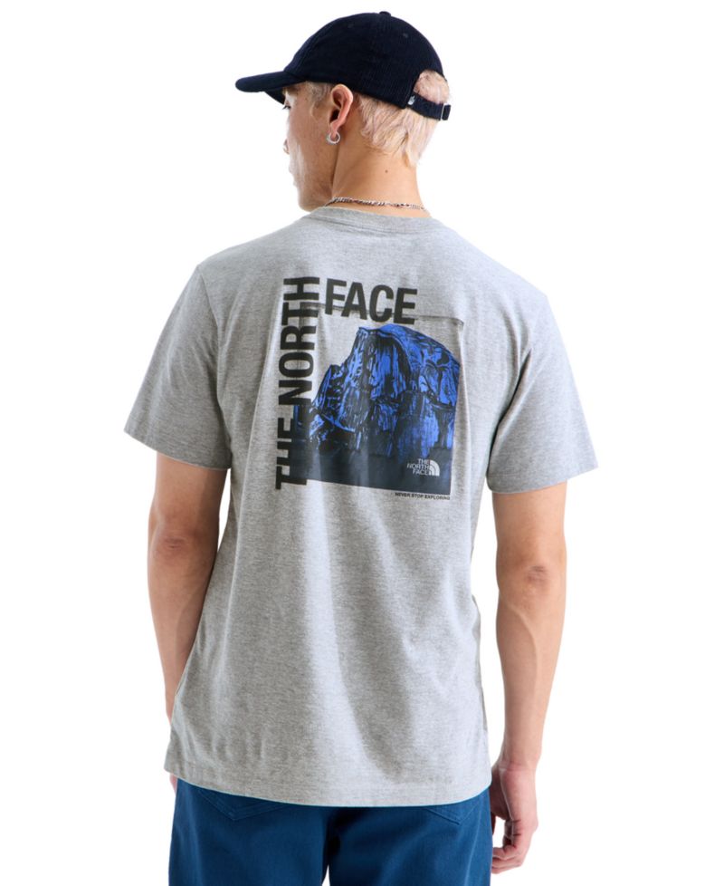 Men's Half Dome Photo Regular-Fit Graphic T-Shirt