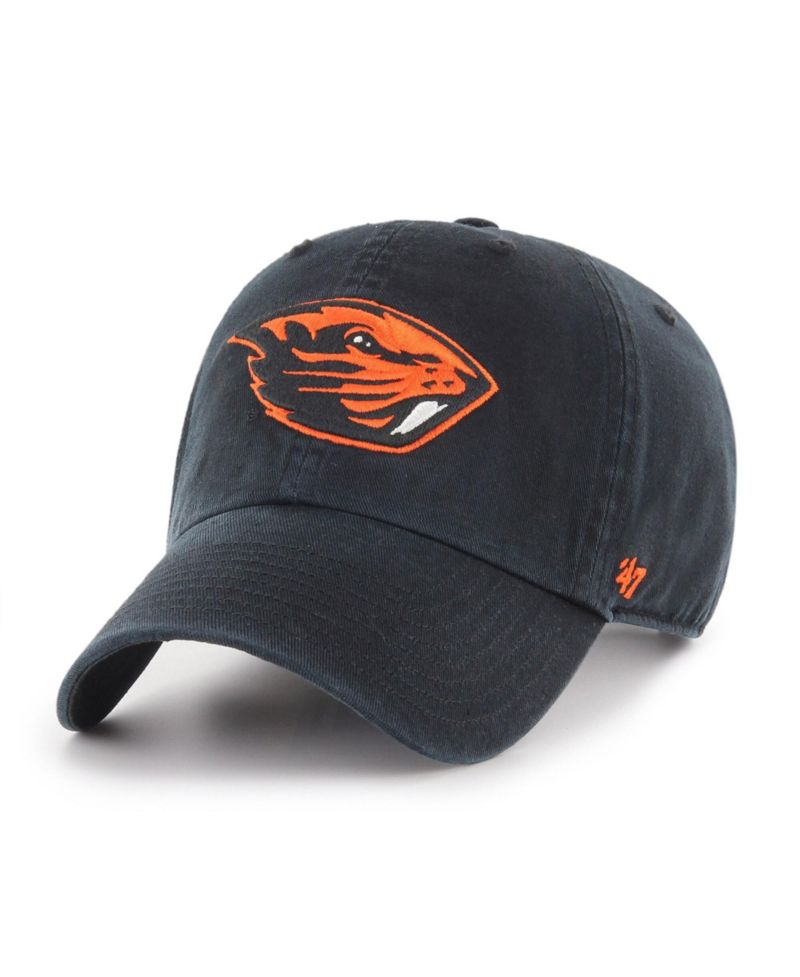 Big Boys and Girls '47 Black Oregon State Beavers Clean Up Adjustable Hat