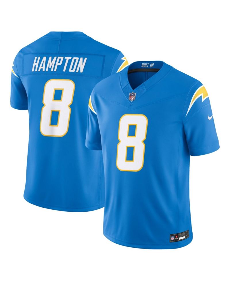 Men's Omarion Hampton Powder Blue Los Angeles Chargers Vapor F.U.S.E. Stitched Limited Jersey