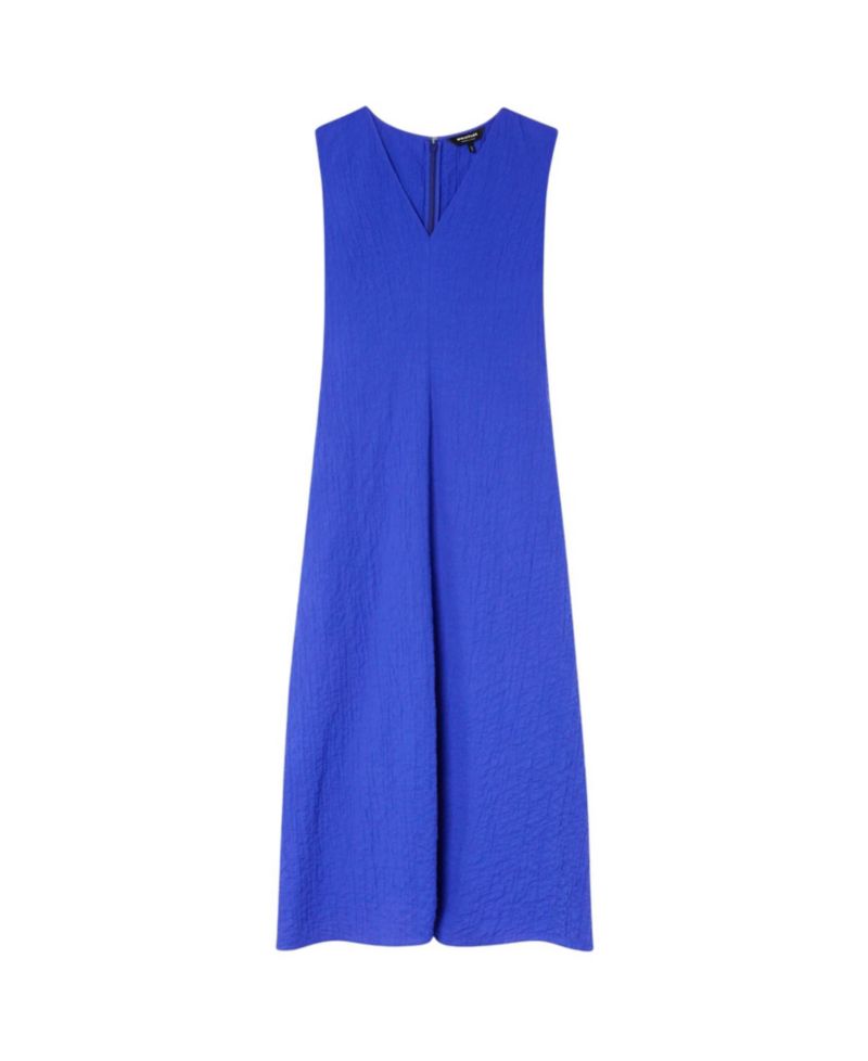 Women's V-Neck Sleeveless Midi Dress