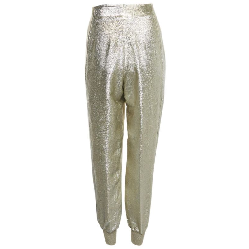 Women's Metallic Lurex Jogger Trousers