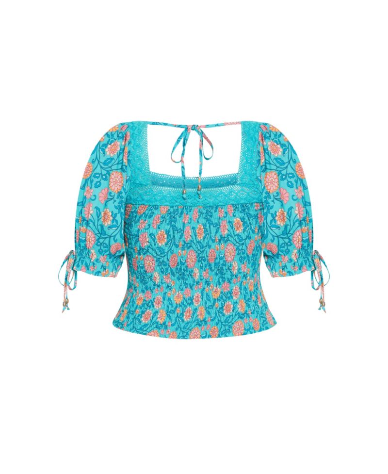 Plus Size Aurora Print Top