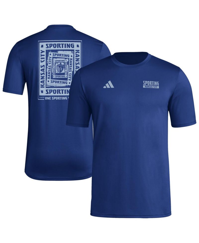 Men's Navy Sporting Kansas City Local Wrap T-Shirt