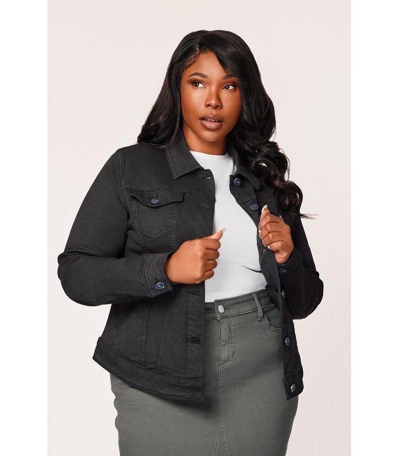 Plus Size Denim Jacket