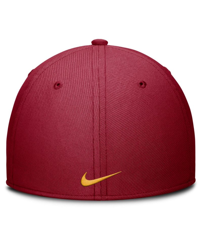 Men's Cardinal USC Trojans Rise SwooshFlex Dri-FIT Hat