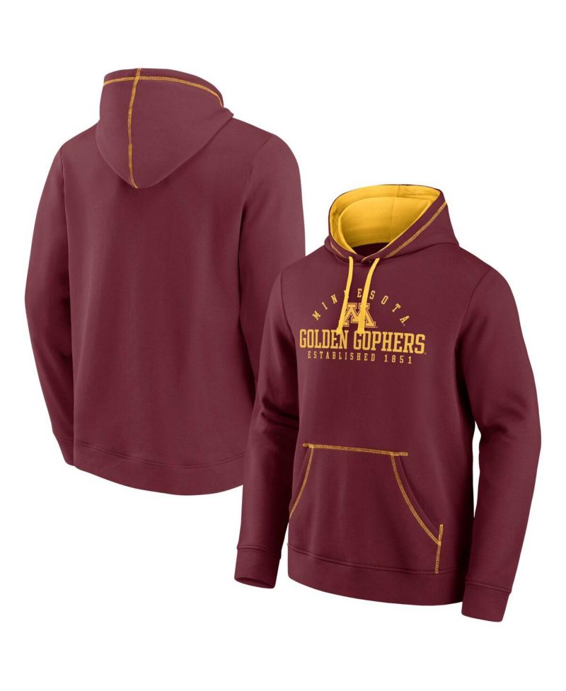 Men's Maroon Minnesota Golden Gophers Toppler Fleece Pullover Hoodie
