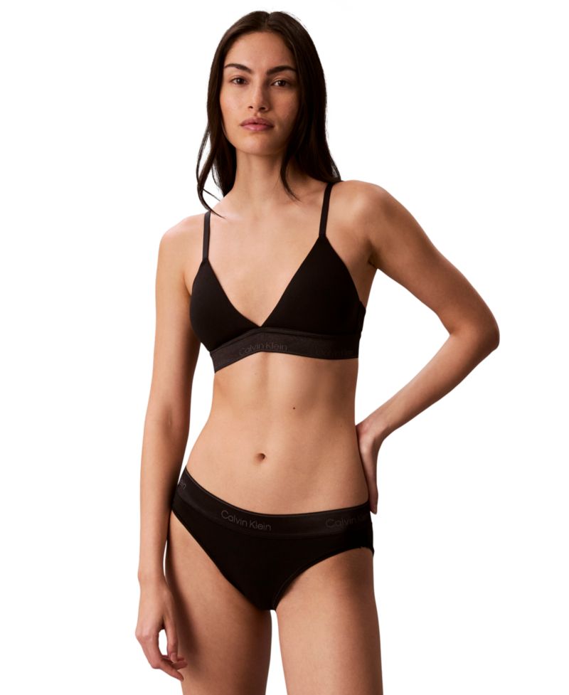 Women's Icon Cotton Modal Metallic Logo Band Bikini Panty QF8827