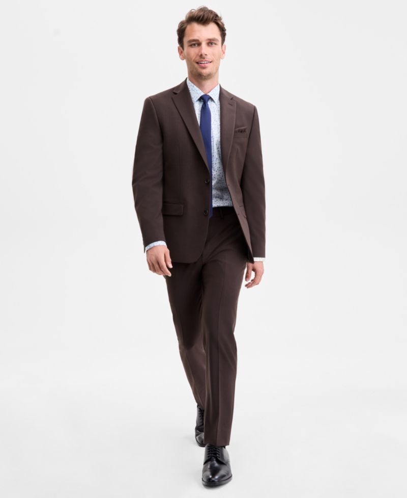 Men's Slim-Fit Wool-Blend Suit Separates