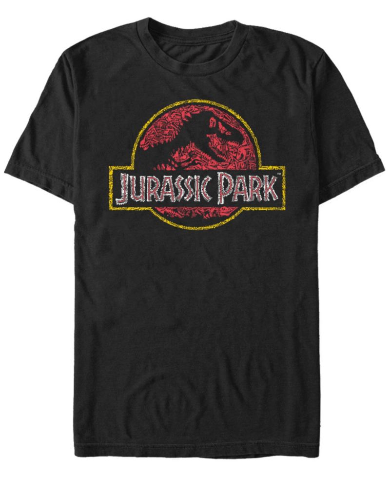 Jurassic Park Men's Icons Logo Short Sleeve T-Shirt