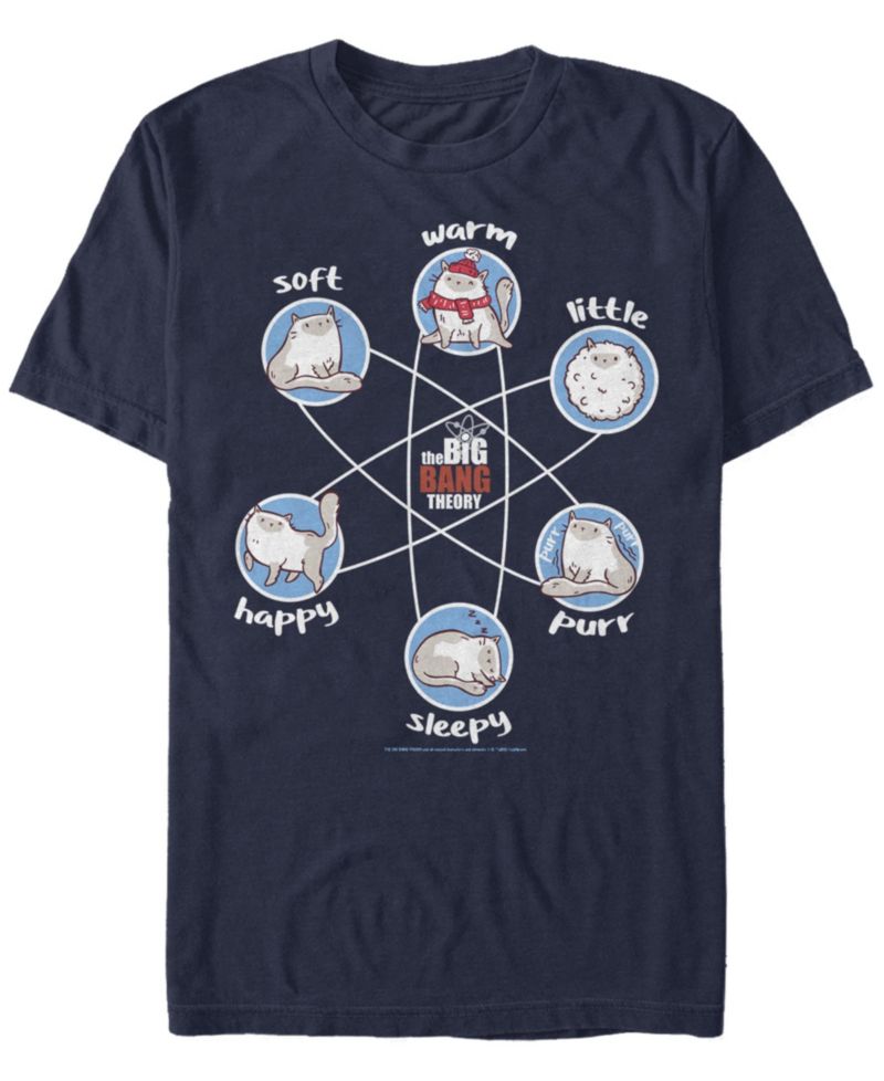 Men's Big Bang Theory Big Bang Kitty Short Sleeve T-shirt