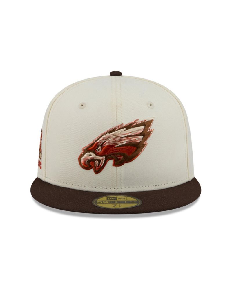 Men's Cream/Brown Philadelphia Eagles Pumpkin Spice 59FIFTY Fitted Hat