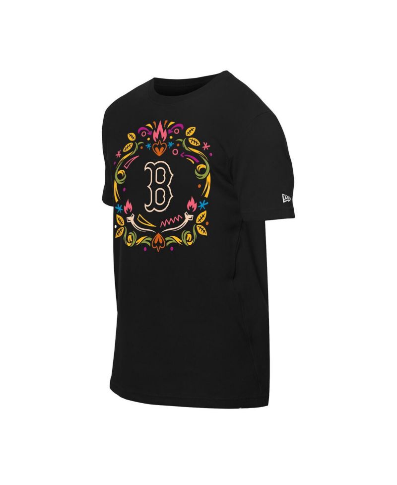 Men's Black Boston Red Sox Día de los Muertos T-Shirt