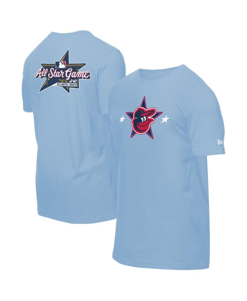 Men's Light Blue Baltimore Orioles 2025 MLB All-Star Game Workout T-Shirt